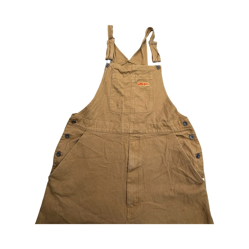 Empyre Overalls Mens XL 38x29 Brown Canvas Wide Leg Workwear